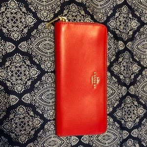 Coach wallet - Bright red
